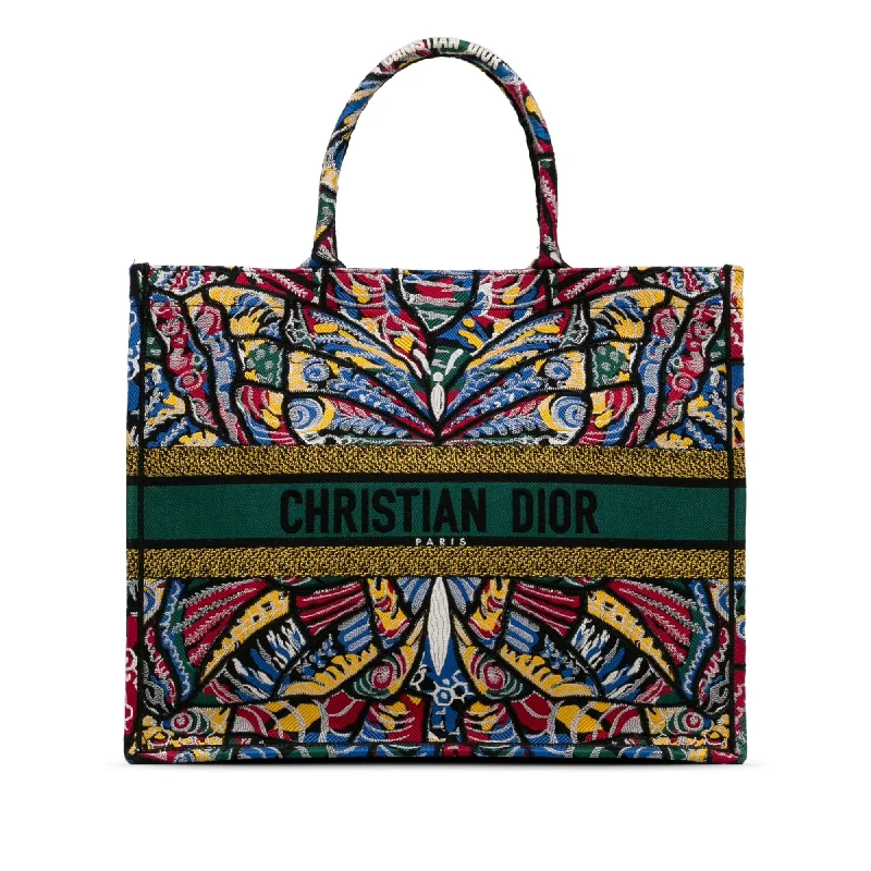 Dior Large Butterfly Book Tote (SHG-aFmsl8)