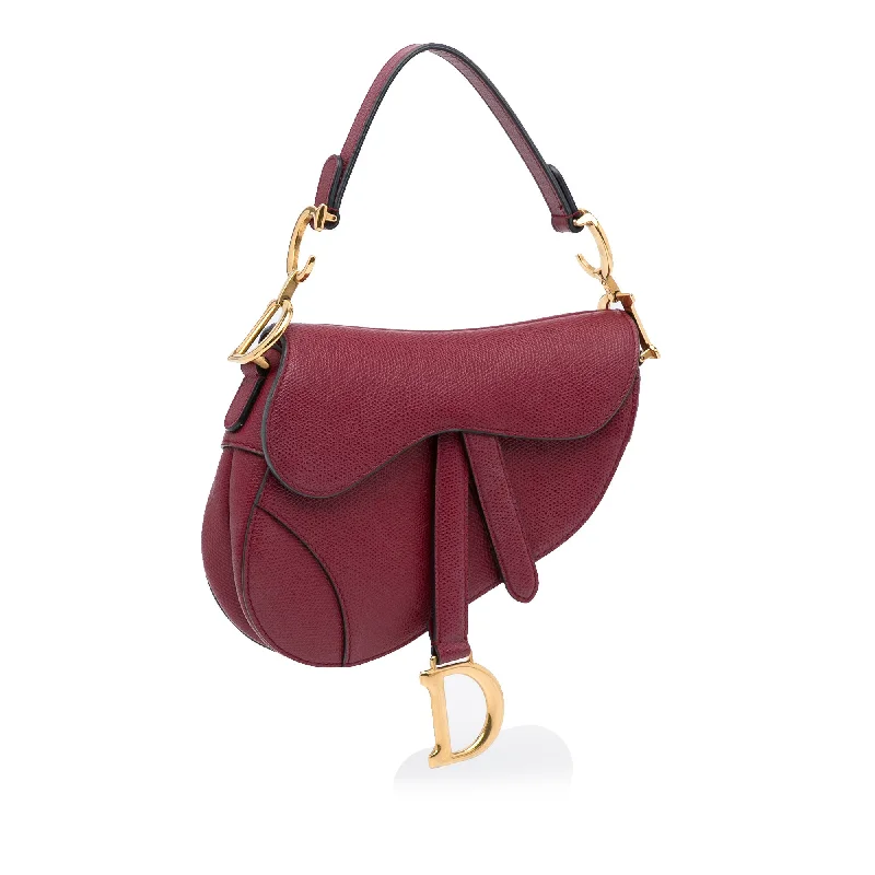 Dior Saddle Bag Mini Red Calfskin