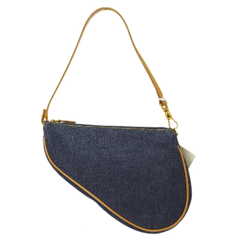 CHRISTIAN DIOR★ 2001 Denim Saddle Bag Mini 38934