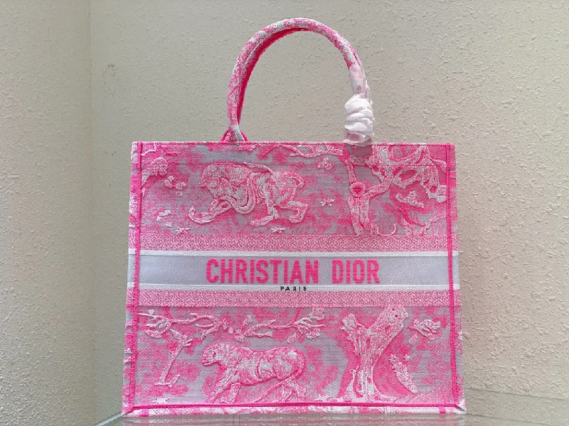 Christian Dior Large Book Tote Pink