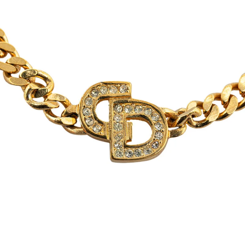 Dior CD logo line stone  g bracelet makeup ladies Dior