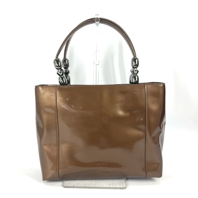 CHRISTIAN DIOR Tote Bag Hand Bag Brown