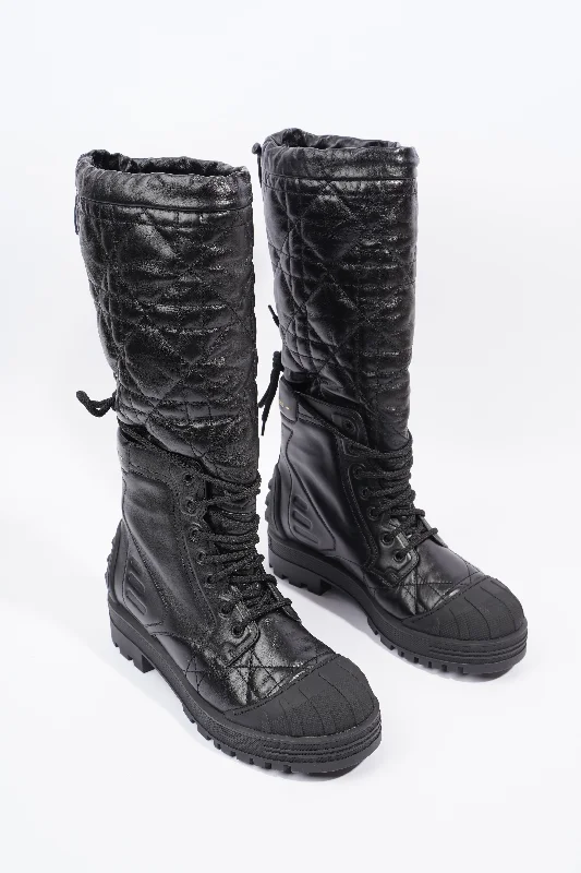 Christian Dior Boots Black Leather EU 39 UK 6