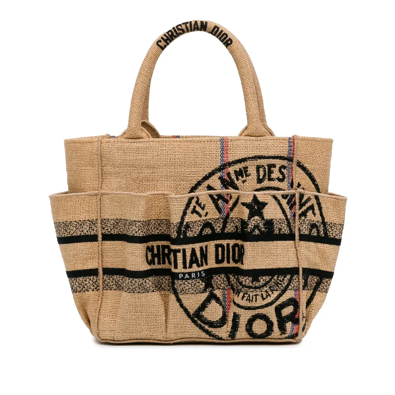 Dior Small Jute Catherine Tote (SHG-VKlbyu)