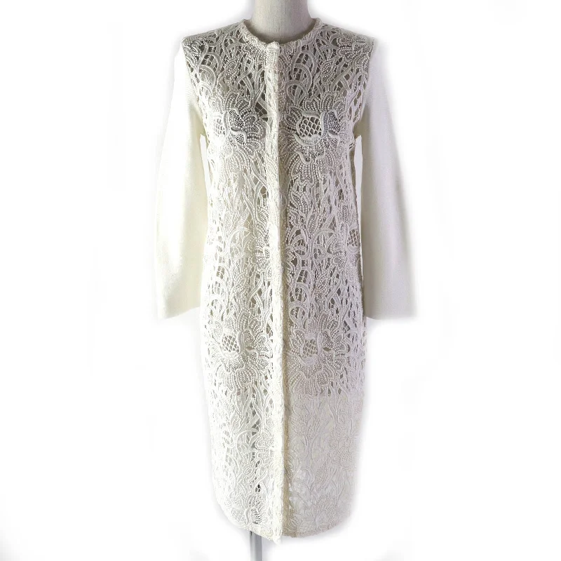 Christian Dior cardigan 3C24804AM533 cotton off white 40