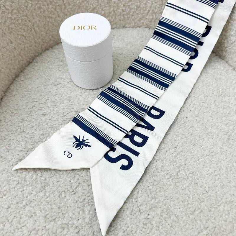 Dior Mitzah Bayadere Scarf in 100% Silk