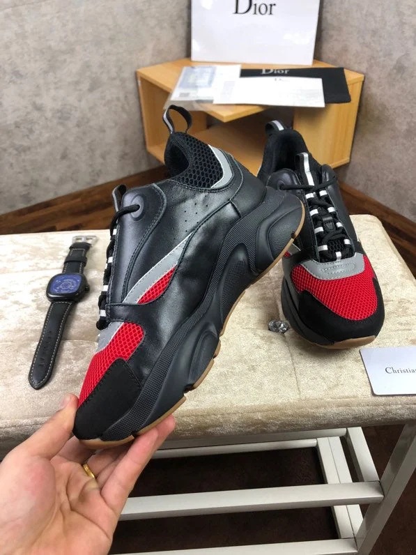 Christian Dior B22 Black And Red Sneaker