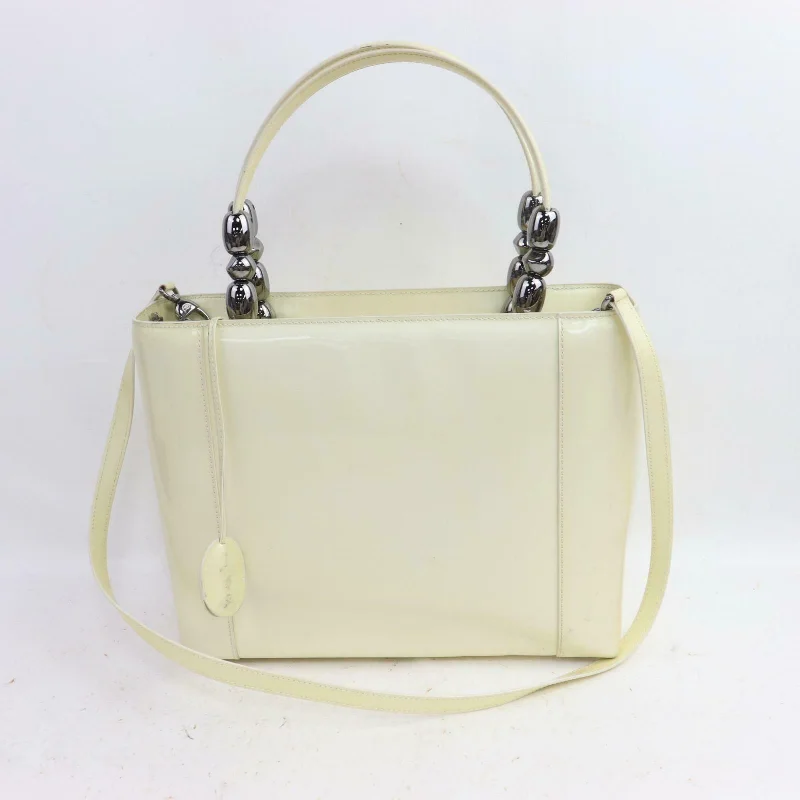 Brand Inspired Christian Dior Tote Bag Cream Enamel (SHC1-14294)