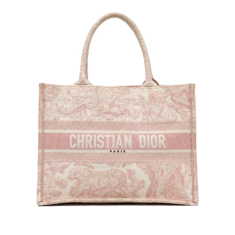 Dior Medium Toile de Jouy Book Tote (SHG-FknGrD)