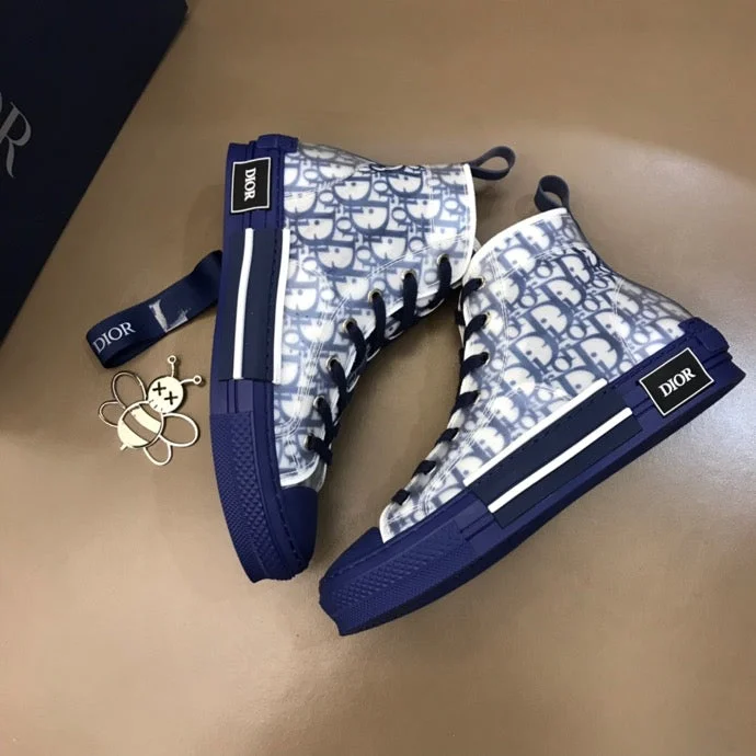 Christian Dior B23 Blue HIGH-TOP SNEAKER