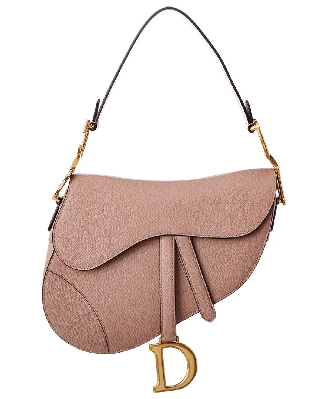 Dior Saddle Leather Shoulder Bag