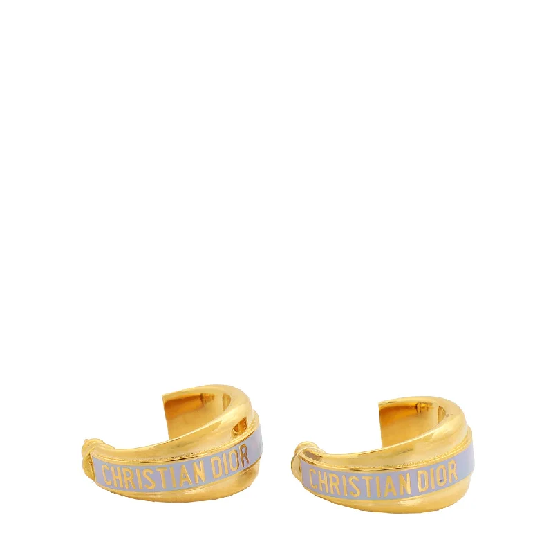 Christian Dior Gold Code Earring