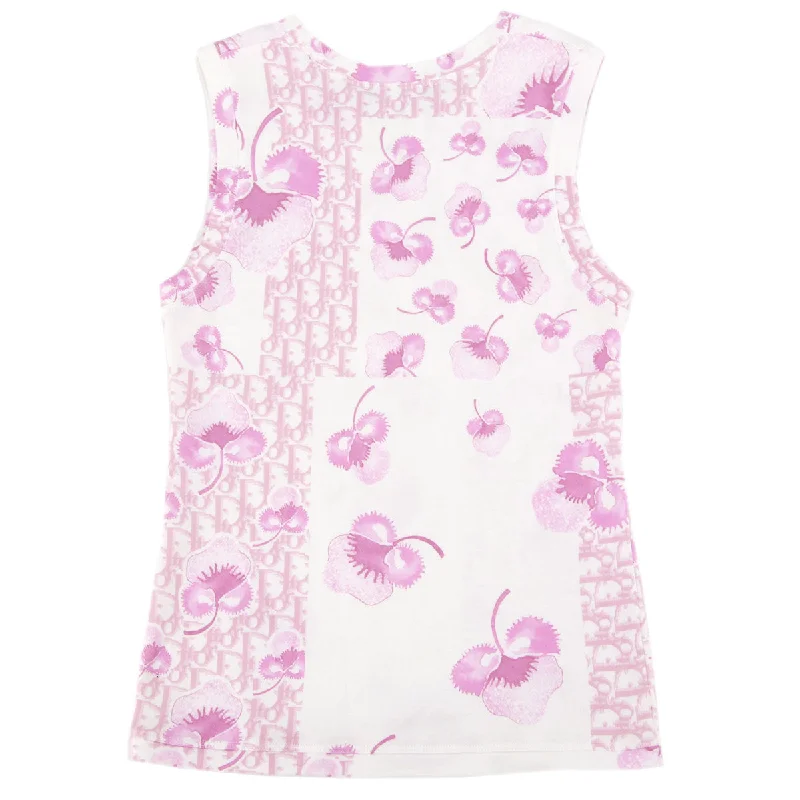 Christian Dior Spring 2005 John Galliano trotter blossom cotton tank top #38