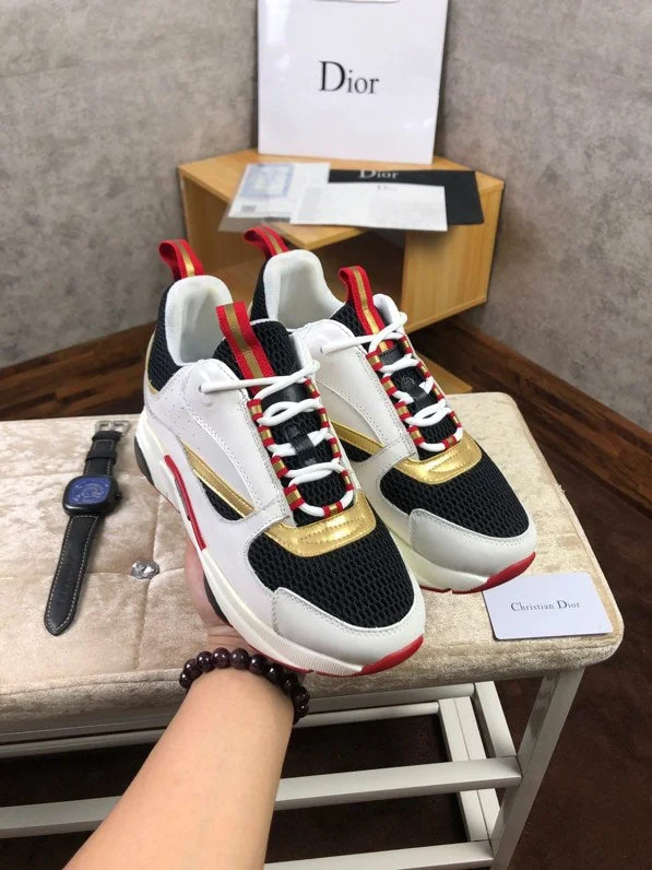 Christian Dior B22 Yellow Red Sneaker