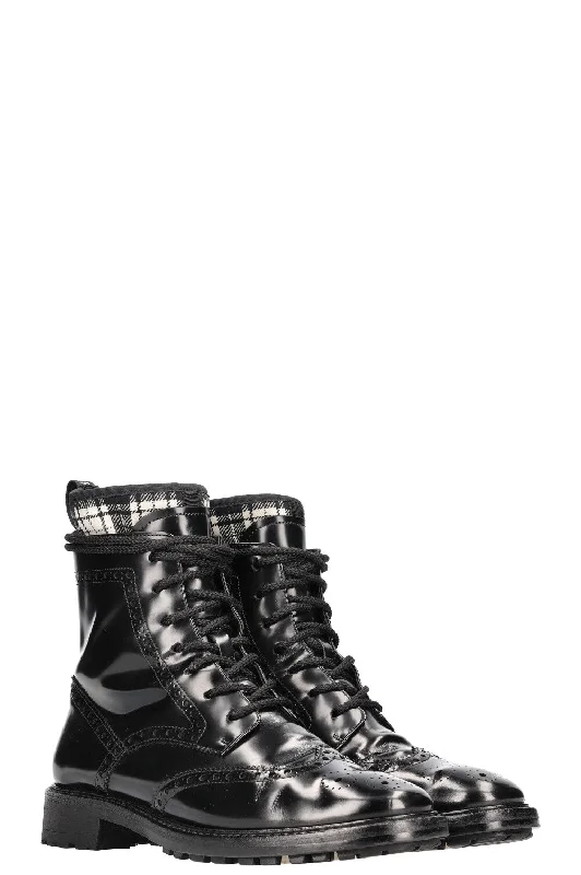 CHRISTIAN DIOR D-Order Boots Black