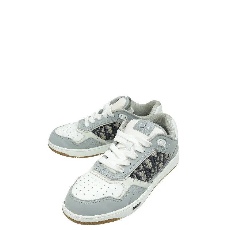 Christian Dior Bicolor Oblique B27 Low-Top Sneaker 38