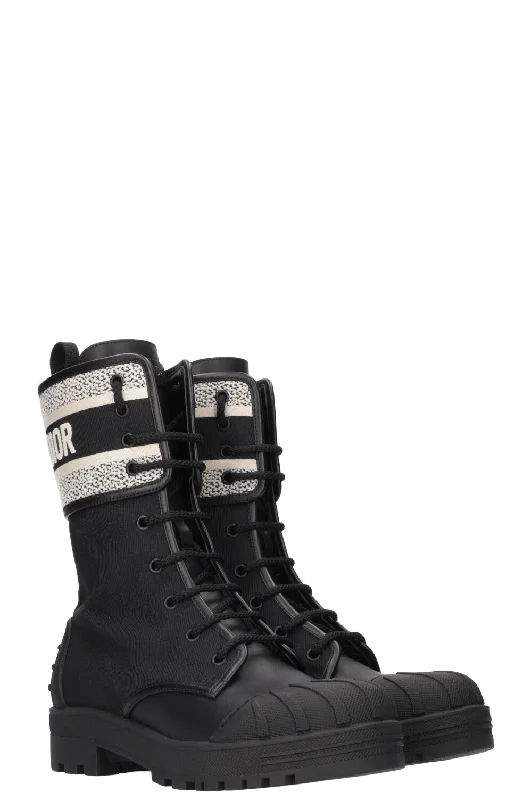 CHRISTIAN DIOR D-Major Ankle Boots Black