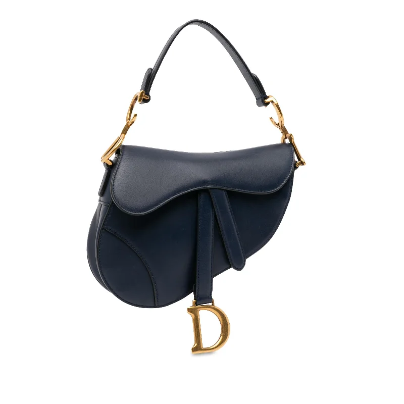 Dior Mini Leather Saddle Bag (SHG-79ZKLZ)