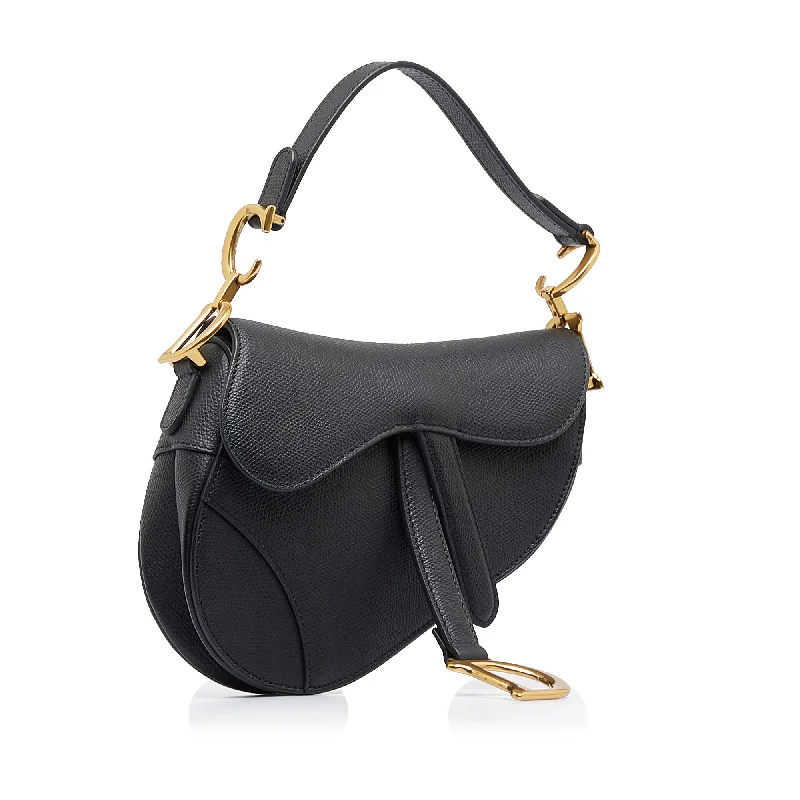 Dior Saddle Bag Mini Black Calfskin