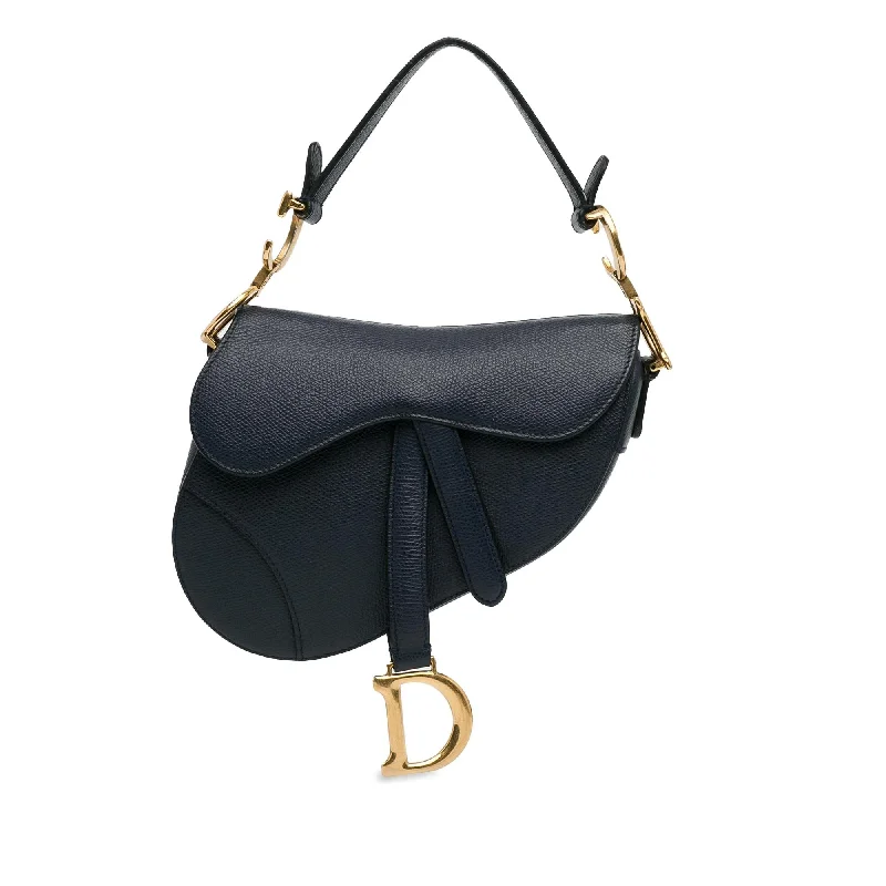 Dior Mini Grained Calfskin Saddle Bag (SHG-Mm6ZEe)