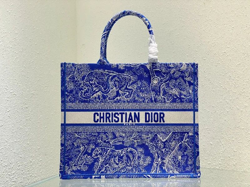 Christian Dior Large Book Tote Blue, For Women