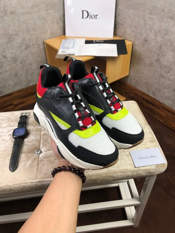 Christian Dior B22 Yellow Red Sneaker