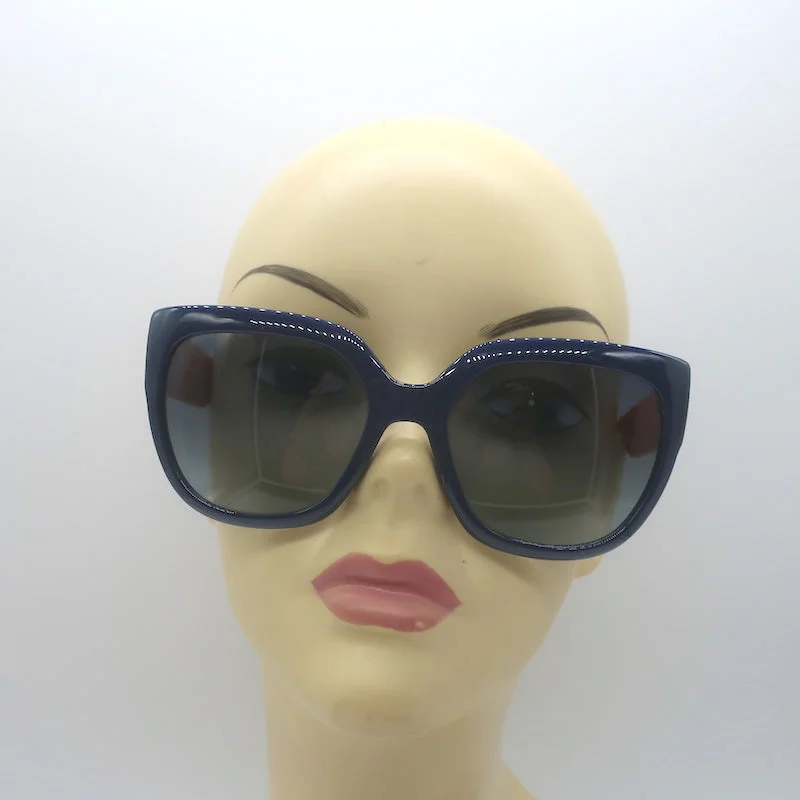 Christian Dior MyDior3R Cannage Quilted Oversize Sunglasses Navy & Pink