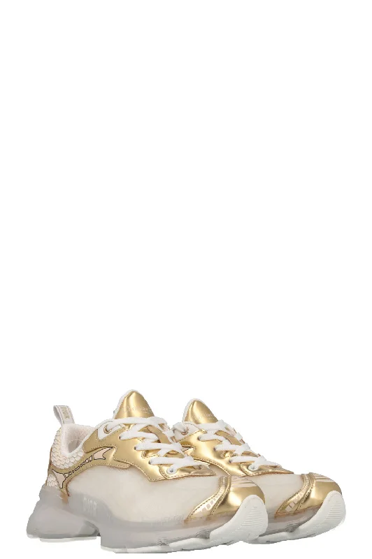 CHRISTIAN DIOR Vibe Sneakers White Gold