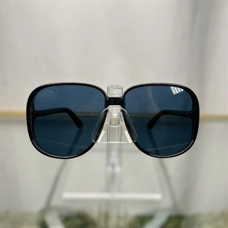 DIOR D-DOLL S1U Navy Blue Acetate Oversized Aviator Sunglasses TS3812