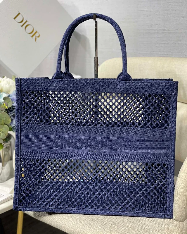 Christian Dior Large Book Tote Blue, For Women