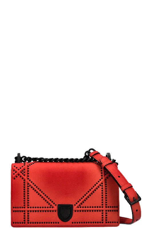 CHRISTIAN DIOR Diorama Handbag Matte Red