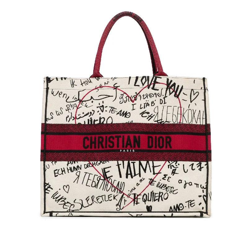 Dior Large DiorAmour Graffiti Book Tote (SHG-uD255M)