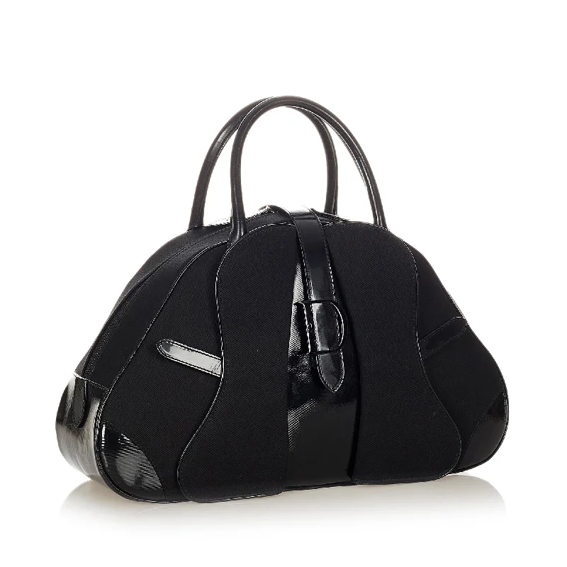 Dior Double Saddle Nylon Dome Bag (23599)