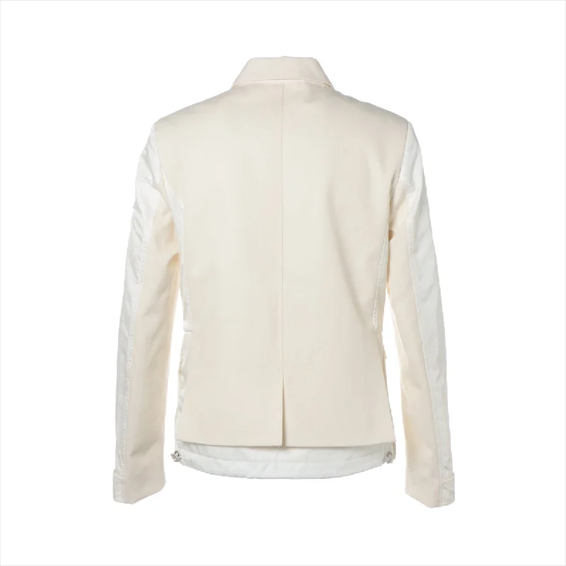 Dior x Sakai Wool x Nylon Jacket 46  Ivory 213C430B5180